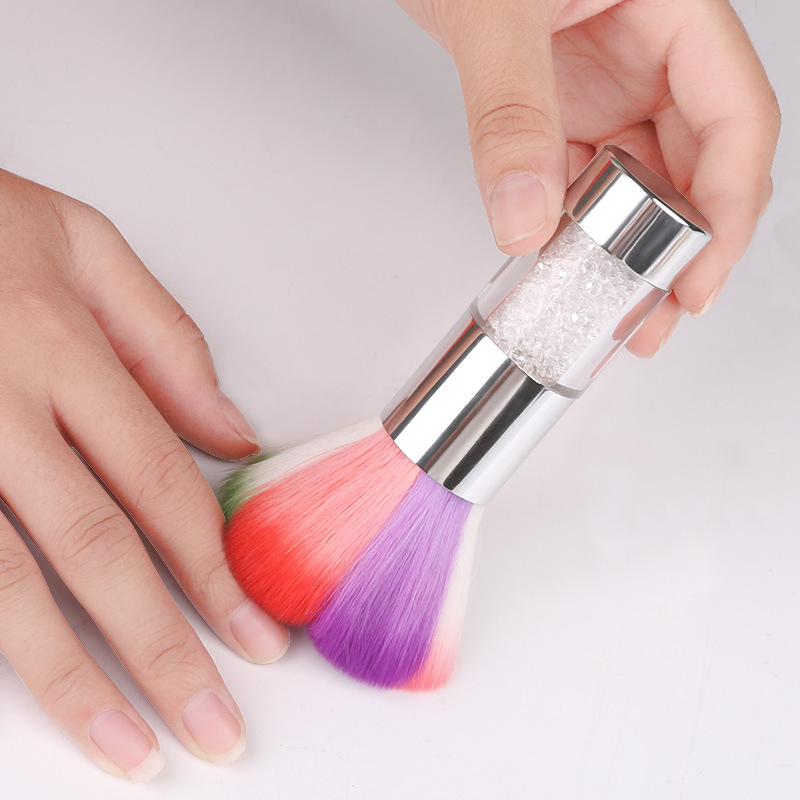 Flower Nail Dust Cleaning Brush Nail Art Dust Brush
