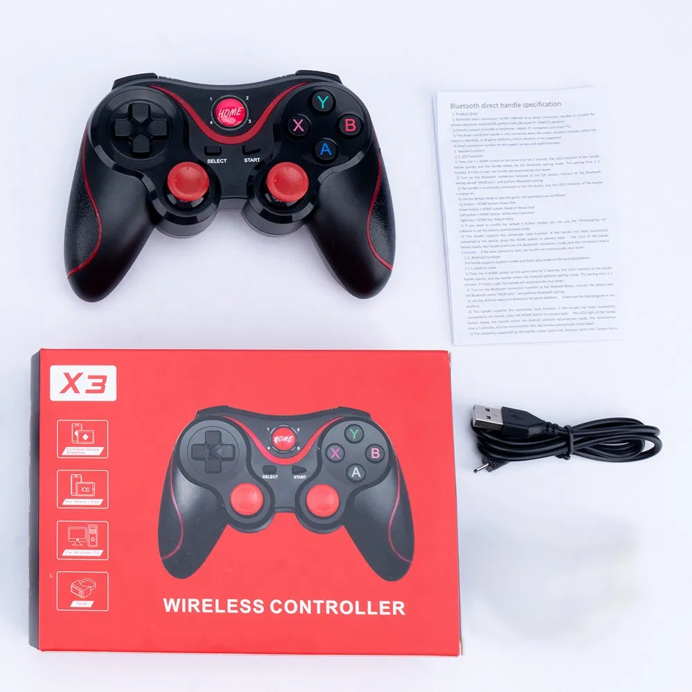 Wholesale High Quality Game Controller Vibration Bluetooth X3 for Wireless Game Controller