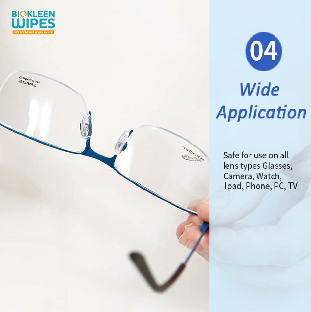 Anti Fog Wet Wipes Eyeglass Wipes Eyeglass Screen Cleaning Wet Tissue Anti Fog Lens Wipes