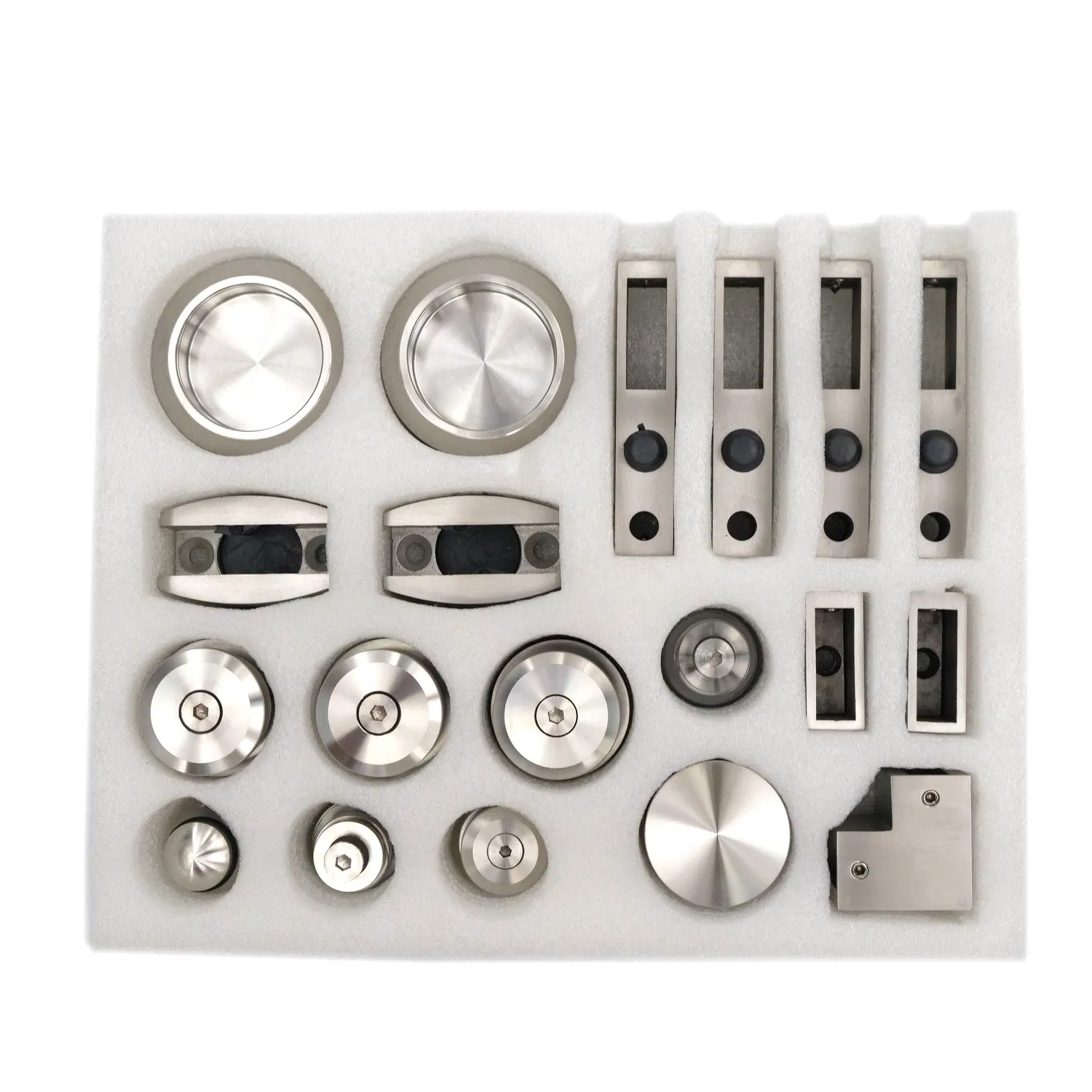 Stainless Steel Sliding Open Shower Door Kit Glass Door Accessories Bathroom Fitting Cabin Shower Enclosure