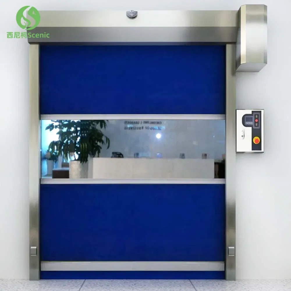 Factory PVC Automatic High Speed Industry Fireproof Roller Door