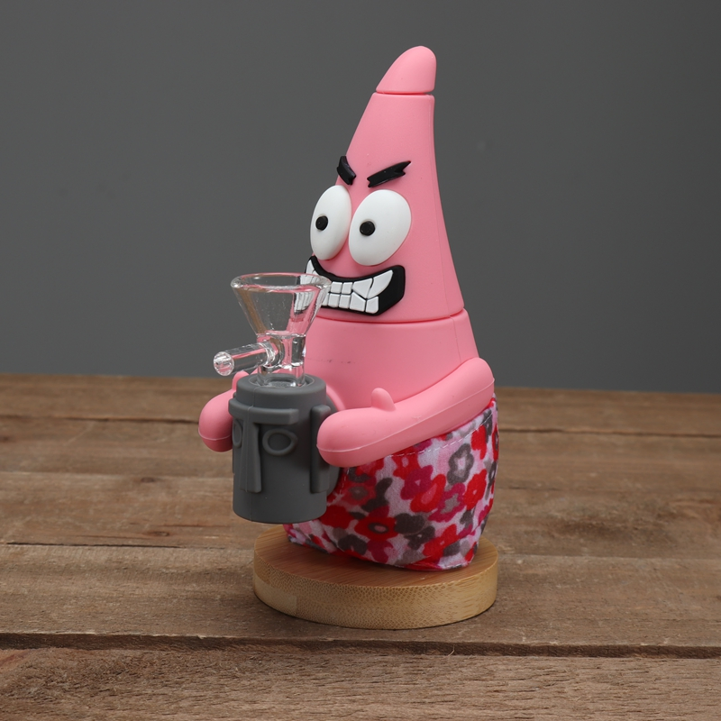 Patrick Star Shape Portable Hand Held Hookah Starfish Oil Burner Bottle