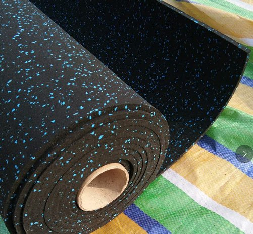 EPDM/SBR Waterproof Fitness Gym Rubber Floor Mat Anti-Slip Sports Flooring Rolls