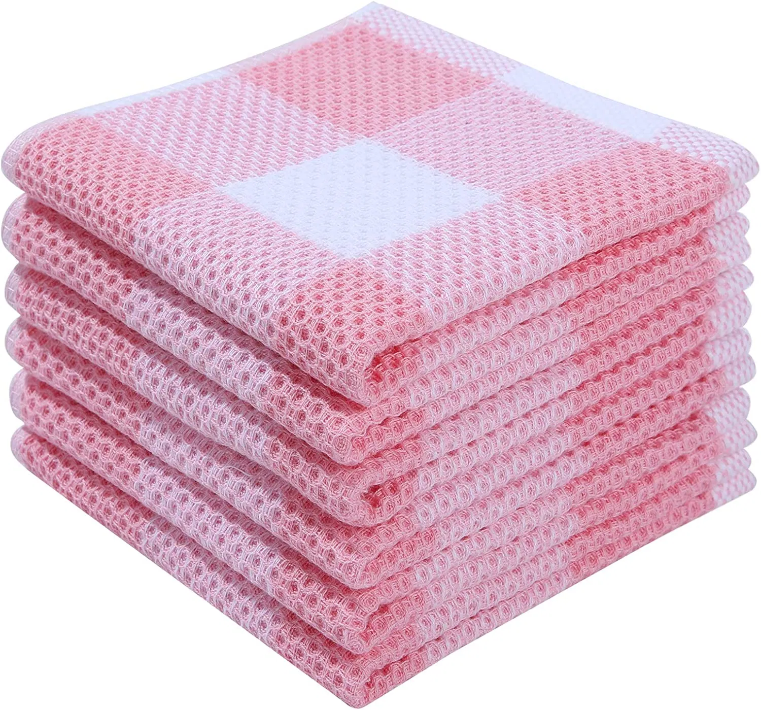 Waffle Weave Super Soft Absorbent Kitchen Dish Towel for Drying Dishes