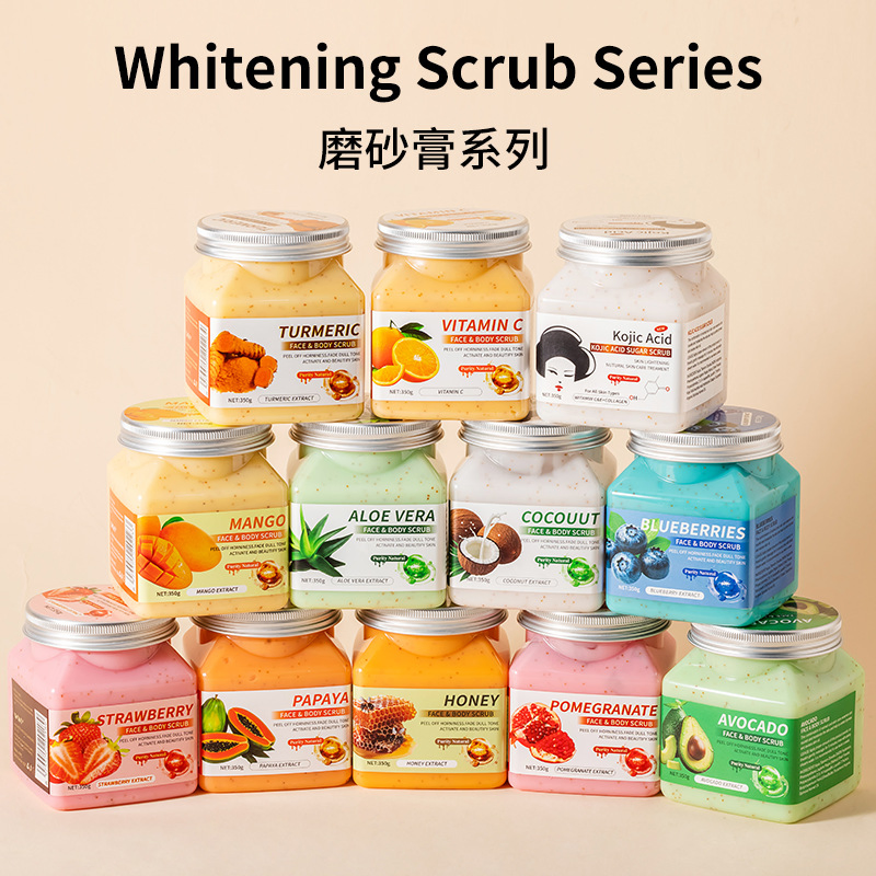 Shea Sugar Hypoallergenic Aloe Vera Face Scrub Ultra Hydrating and Exfoliating Scrub for Nourishing Essential Body Care