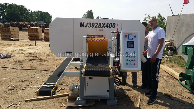 Ленточная пила по дереву электрическая горизонтальная MJ3928-300