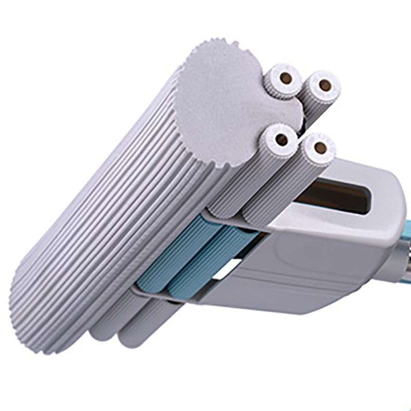 Household Cleaning PVA Sponge Mop Easy-to-Clean Mop Sponge Mop Long-Handled Stainless Steel Retractable Mop Hands-Free Cleaning Sponge Mop