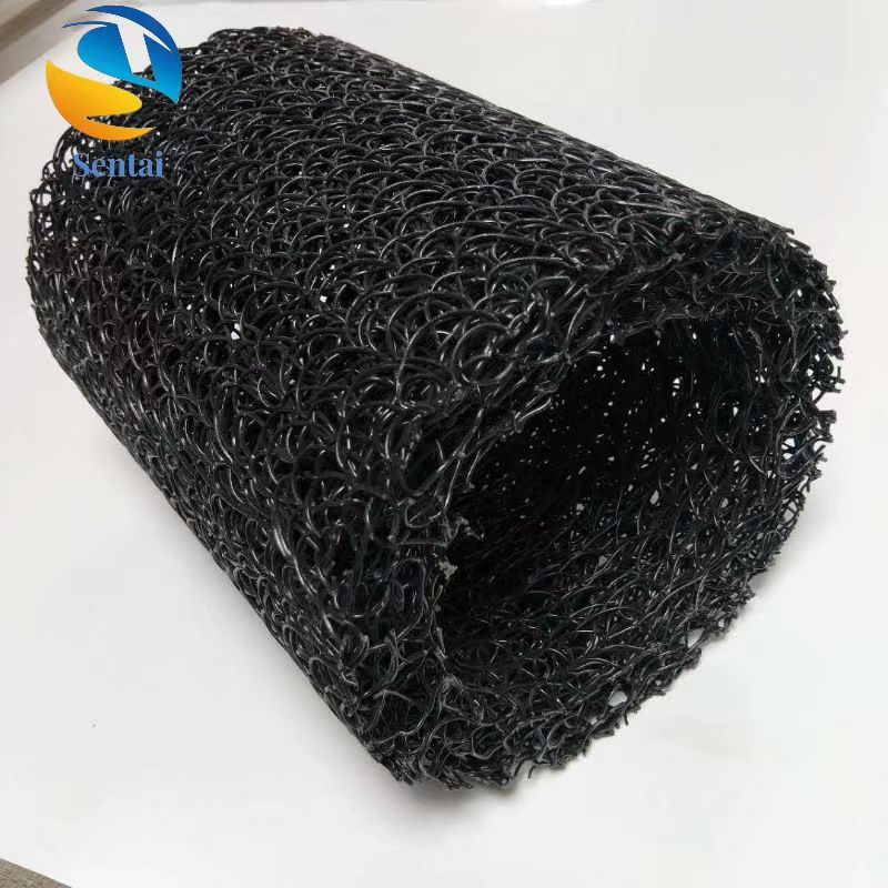Blind Ditch Pipe Manufacturer, Embankment Retaining Wall, Fiber Shaped Blind Pipe Wrapped with Non-Woven Fabric Plastic Blind Ditch
