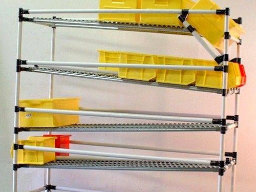 Hot Sale Material Handling Equipment Lean Pipe Rack Storage Shelves