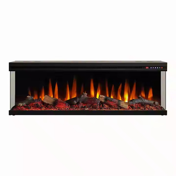 Home Appliance Home Furniture 3 Sided Electric Fireplace for Warm Use
