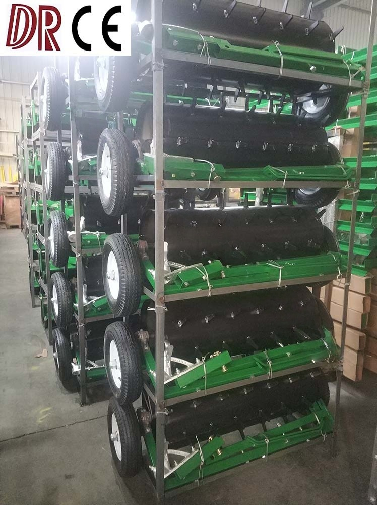 CE-Certified Heavy-Duty Steel Tapered Spike Roller: 3-Point Hitch Tractor-Mounted for Farm & Garden Turf Care