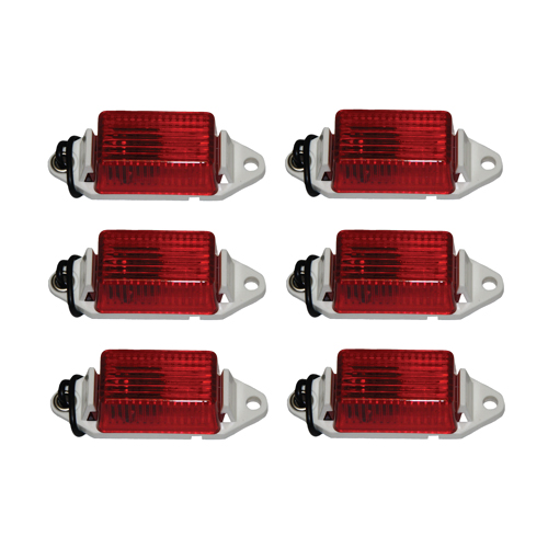 Комплект из 6 мини-маркерных фонарей для буксировки