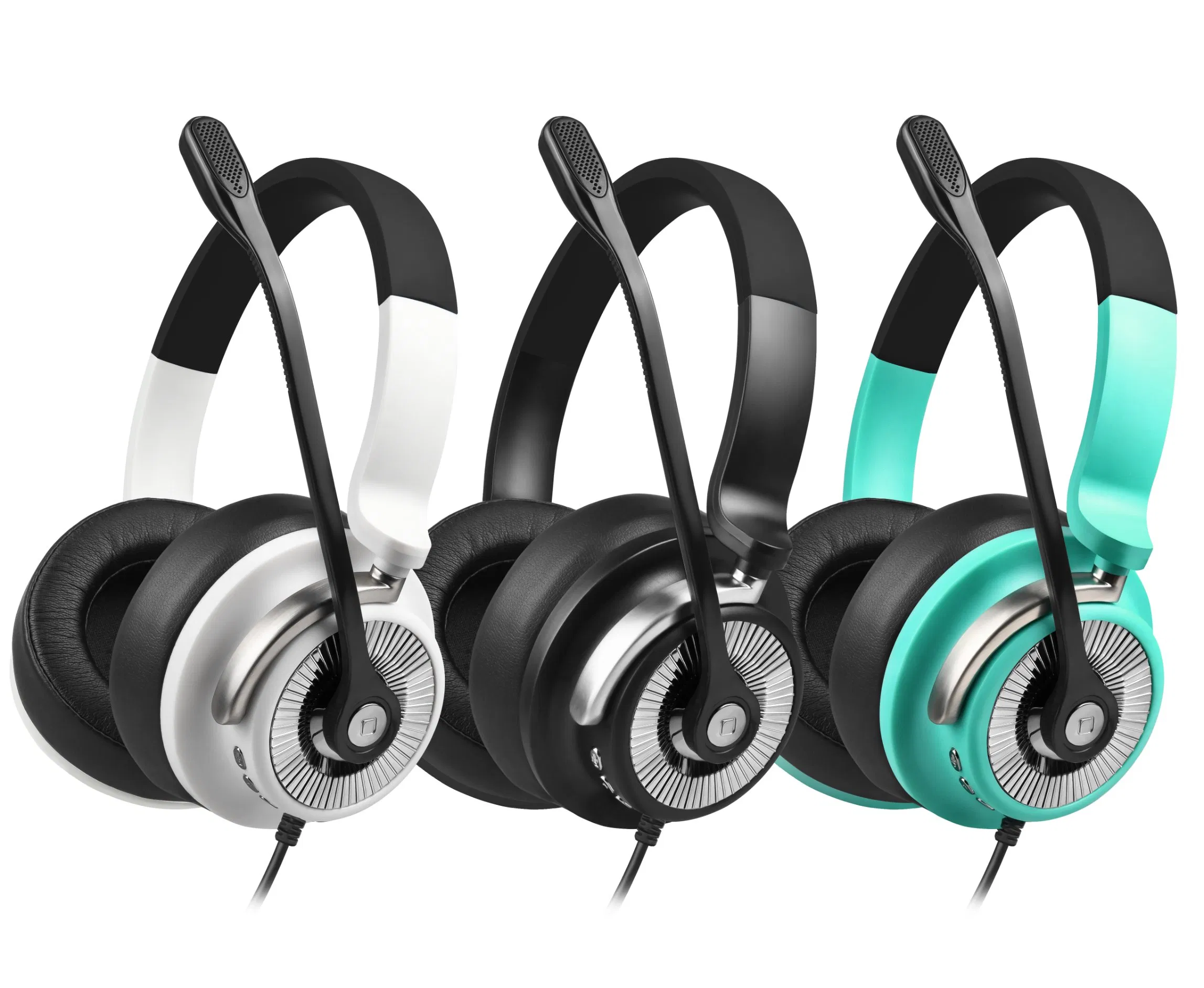 Premium Active Noise Cancelling Over-Ear Wireless Headset with HD Microphone