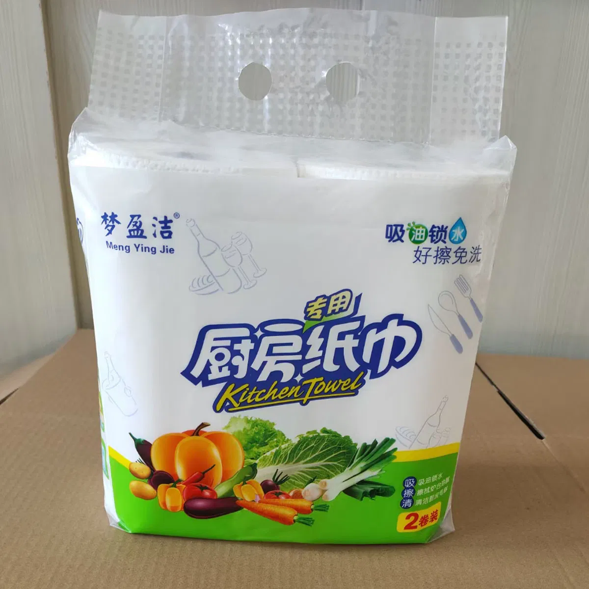 High Quality and Latest Design Kitchen Paper Roll Towel Paper