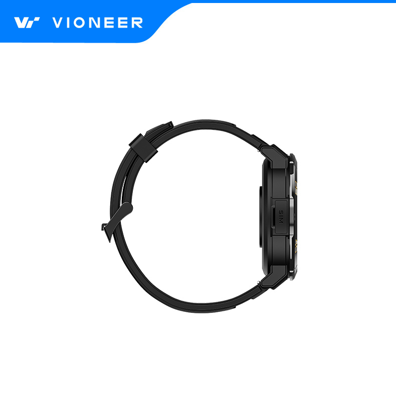 Vioneer Outdoor IP68 Waterproof 1.43 Inch Round Amoled Screen WiFi GPS Hi-Fi Bluetooth APP Download Sports Monitor 4G Simcard Android Smart Watch
