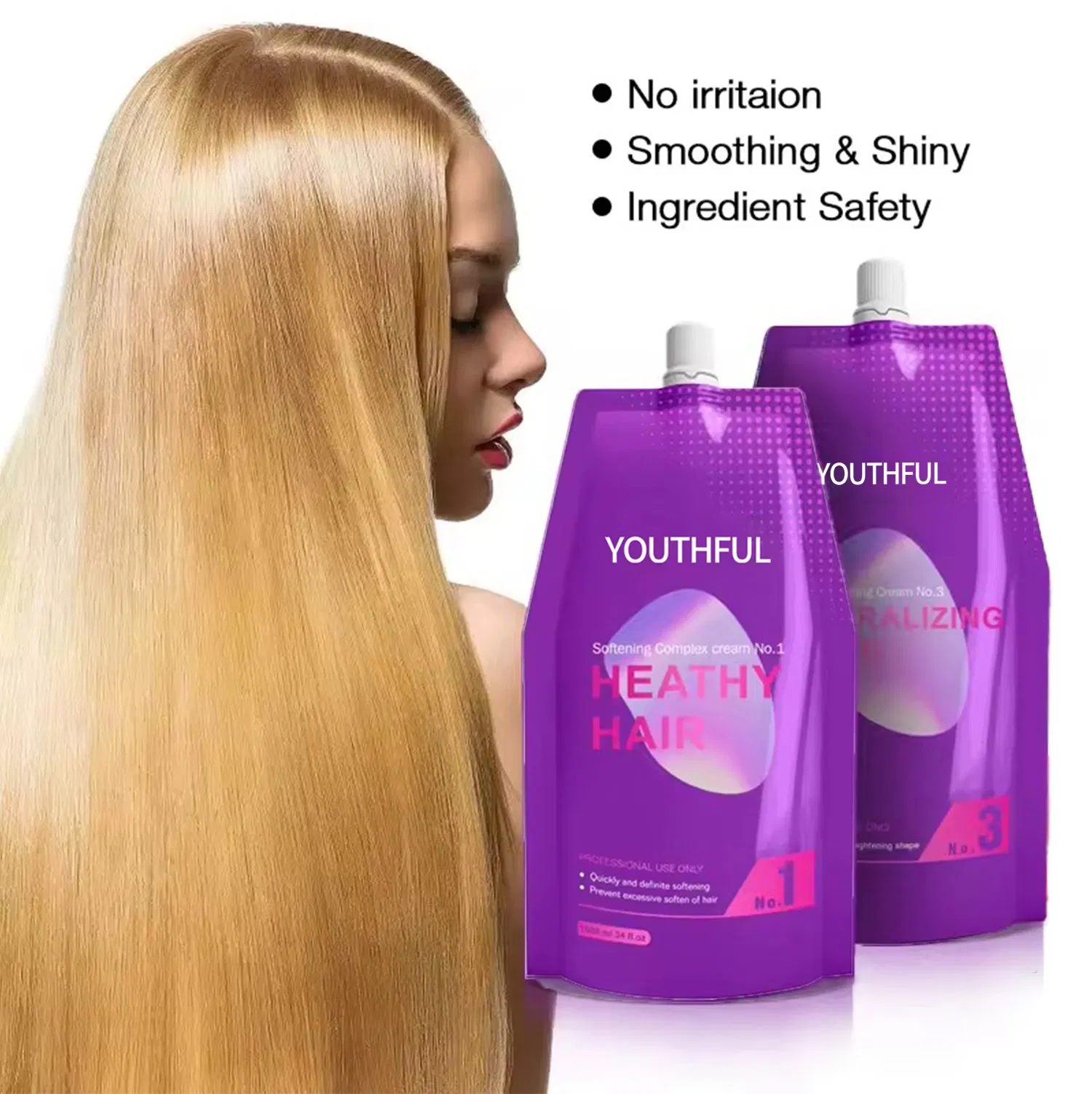 Professional Natural Wave Curly Hair Perm Cream