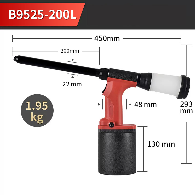 Professional High Quality Tools Seahorse Nail Steel Nail B9525-200L Pneumatic Riveting Gun