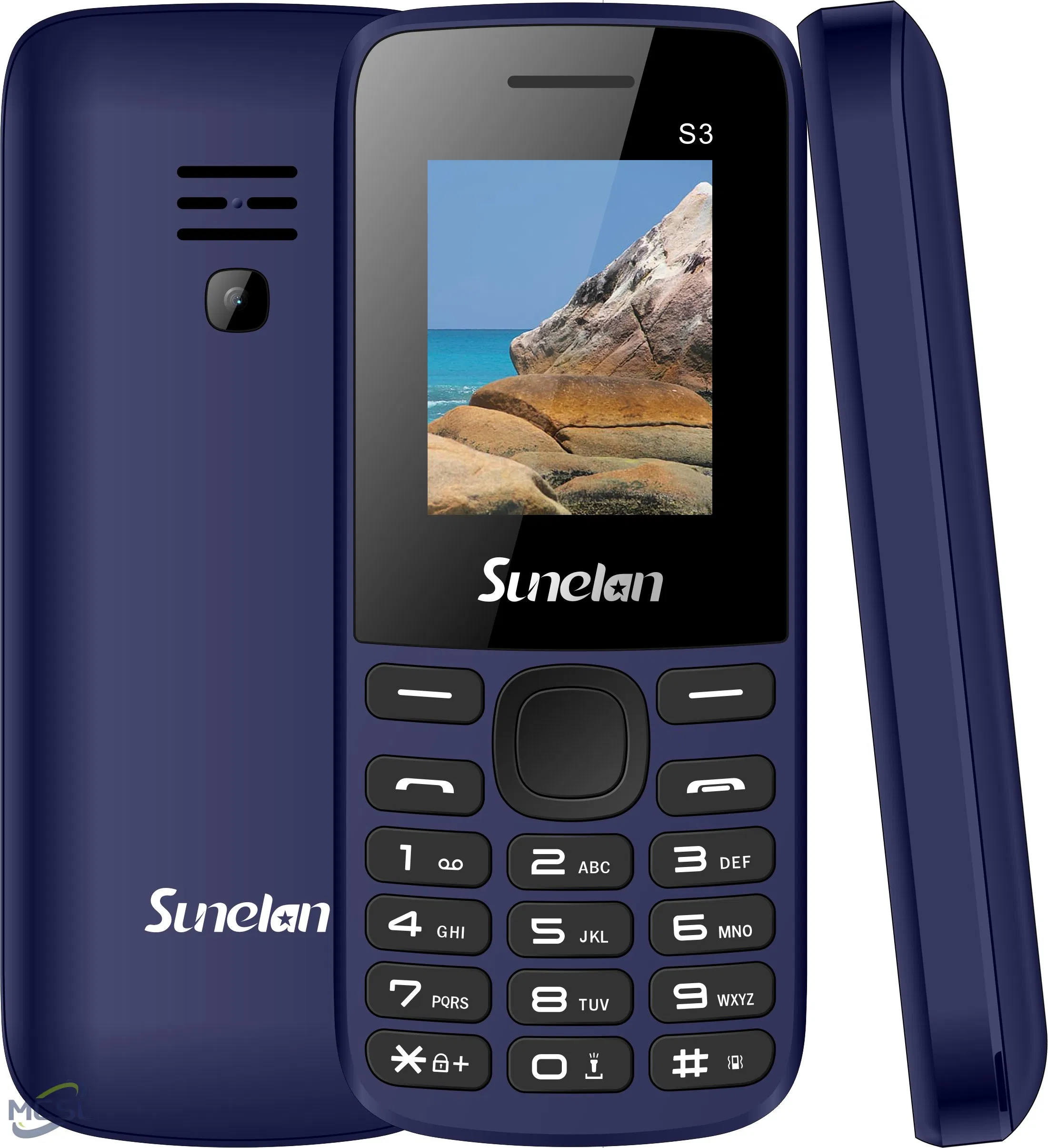 Кнопочный телефон Sunelan S3, 1.77 дюйма, 2G