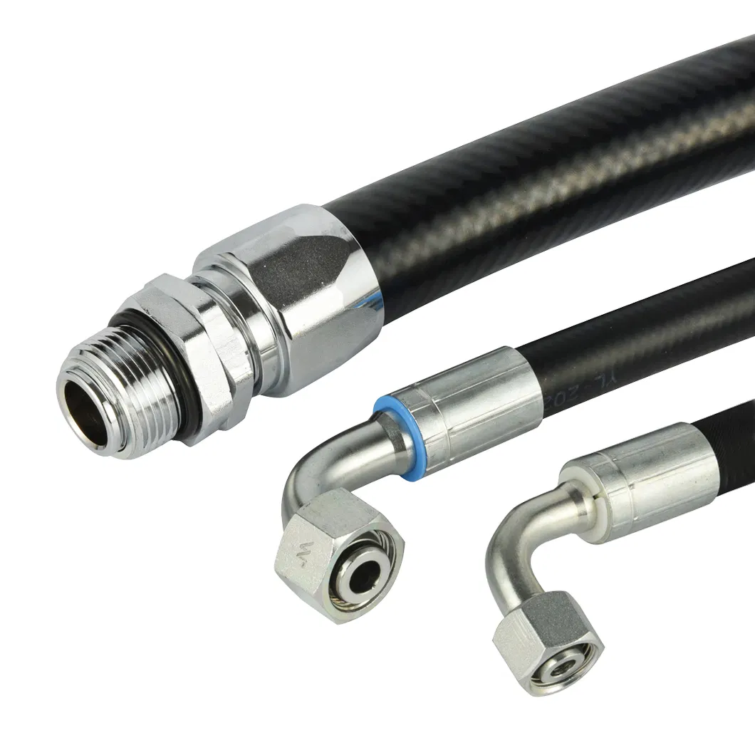 Гидравлический шланг высокого давления, армированный стальной оплеткой