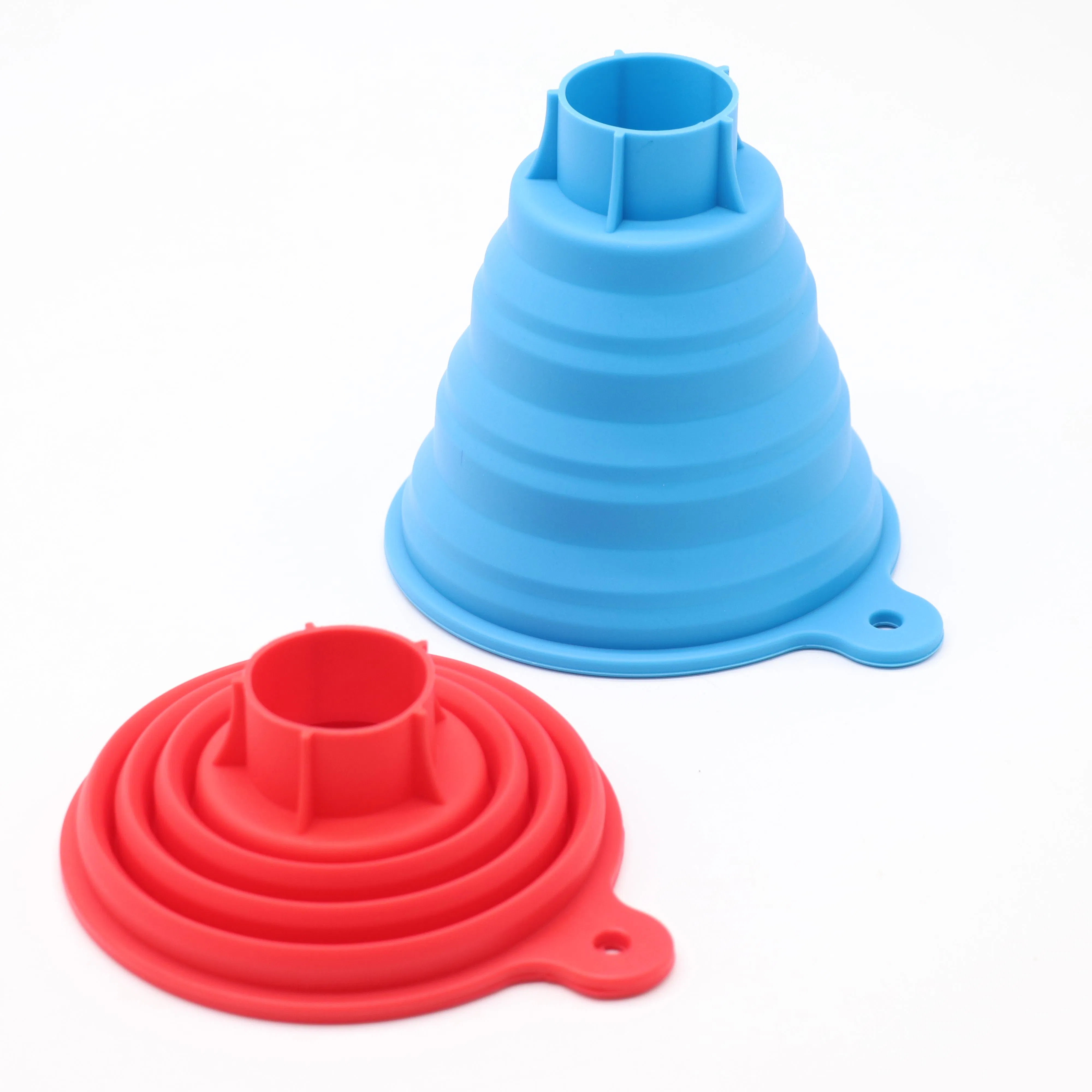 Foldable Food Grade Silicone Collapsible Funnel for Wide Mouth Regular Canning Jars
