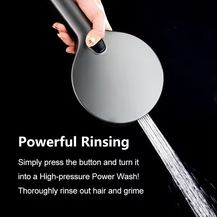 Premium High Flow Shower Head with 4 Unique Features