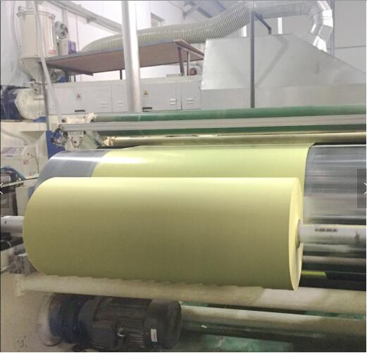 Yellow Single Side Release Paper Jumbo Roll