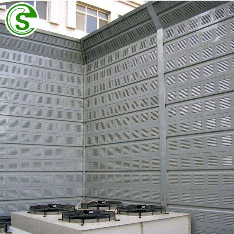 Metal Galvaized Steel Noise Reduction 28dB Barrier MDF Sound Barrier Panel Europe