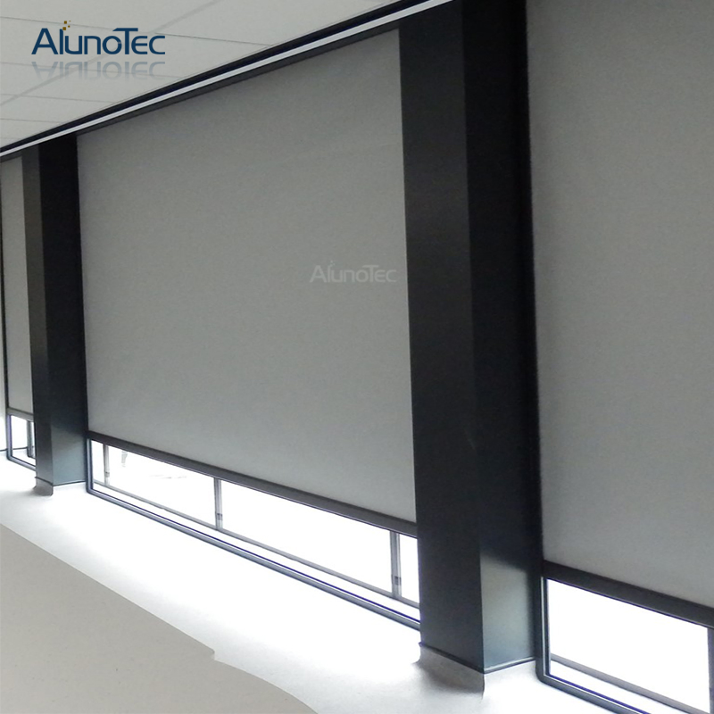 Basic Customization Balcony Track Shutter Garden Shades Fabric Zip Screen Roller Blinds Shades