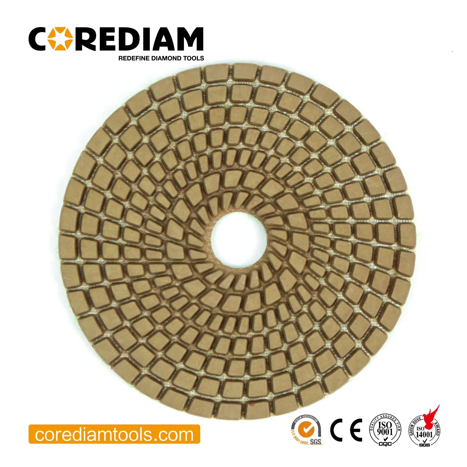 Алмазные полировальные круги для мрамора и гранита 4 дюйма