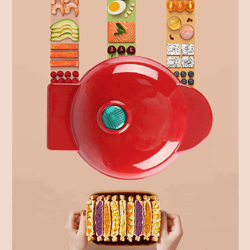 Compact Sandwich Waffle Maker for Small Kitchens and Quick Meals