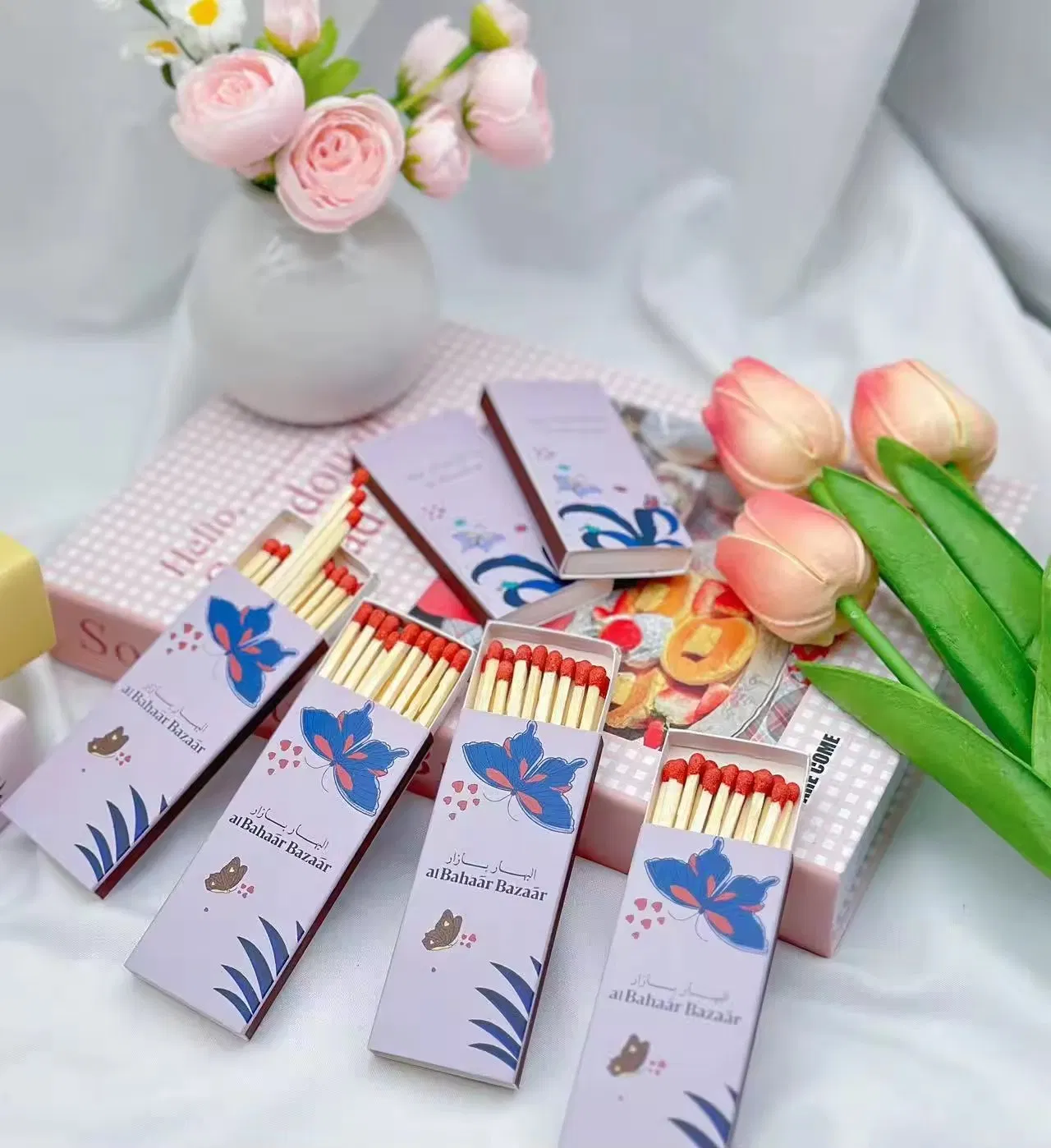 Creative Custom Art Home Furnish Decorative Match Advertising Logo Hotel Restaurant Matchbox