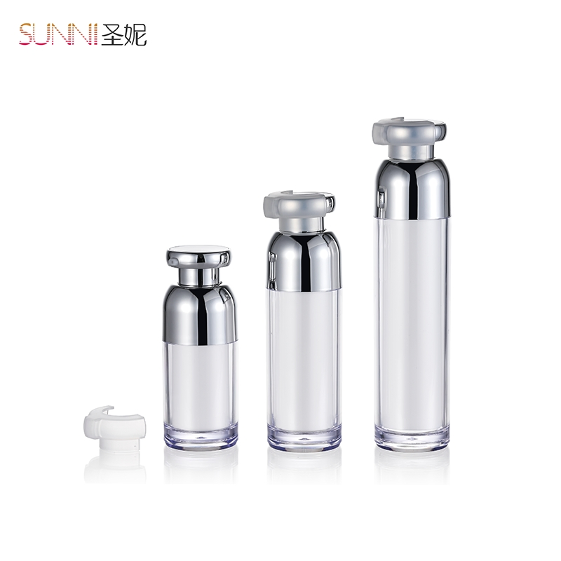 Circular Pump Nozzle Moisture Serum Airless Cosmetics Lotion Pump Bottle Manufacturer