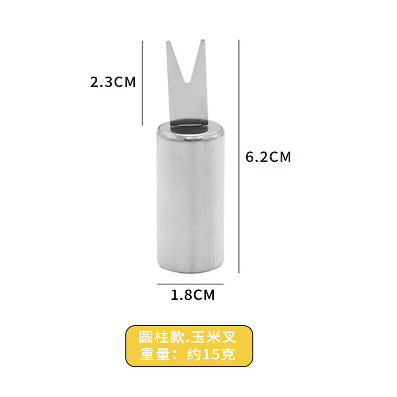 Stainless Steel Barbecue Small Tool BBQ Grill Corn Needle Barbecue Fork