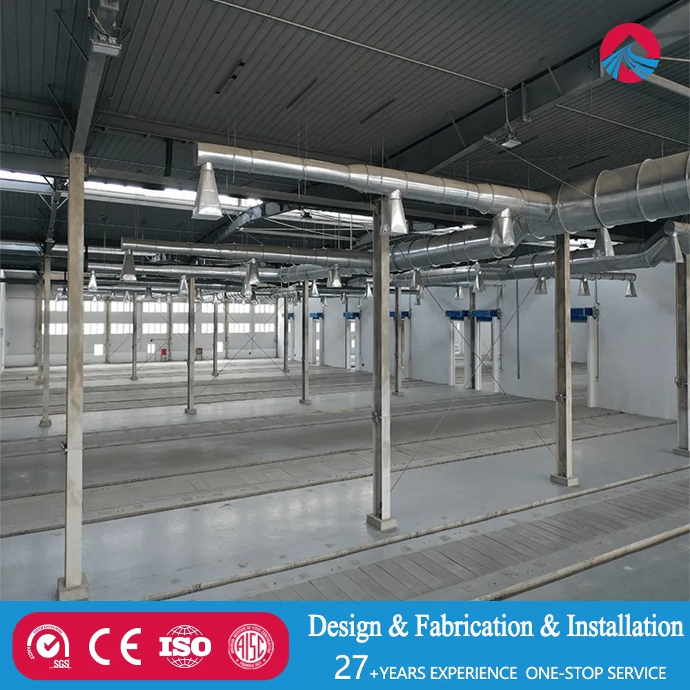 Heavy Steel Structure Warehouse with Reinforced Flooring, Waterproof Roof, CE Marked, China Class a Qualification, for Industrial Raw Materials