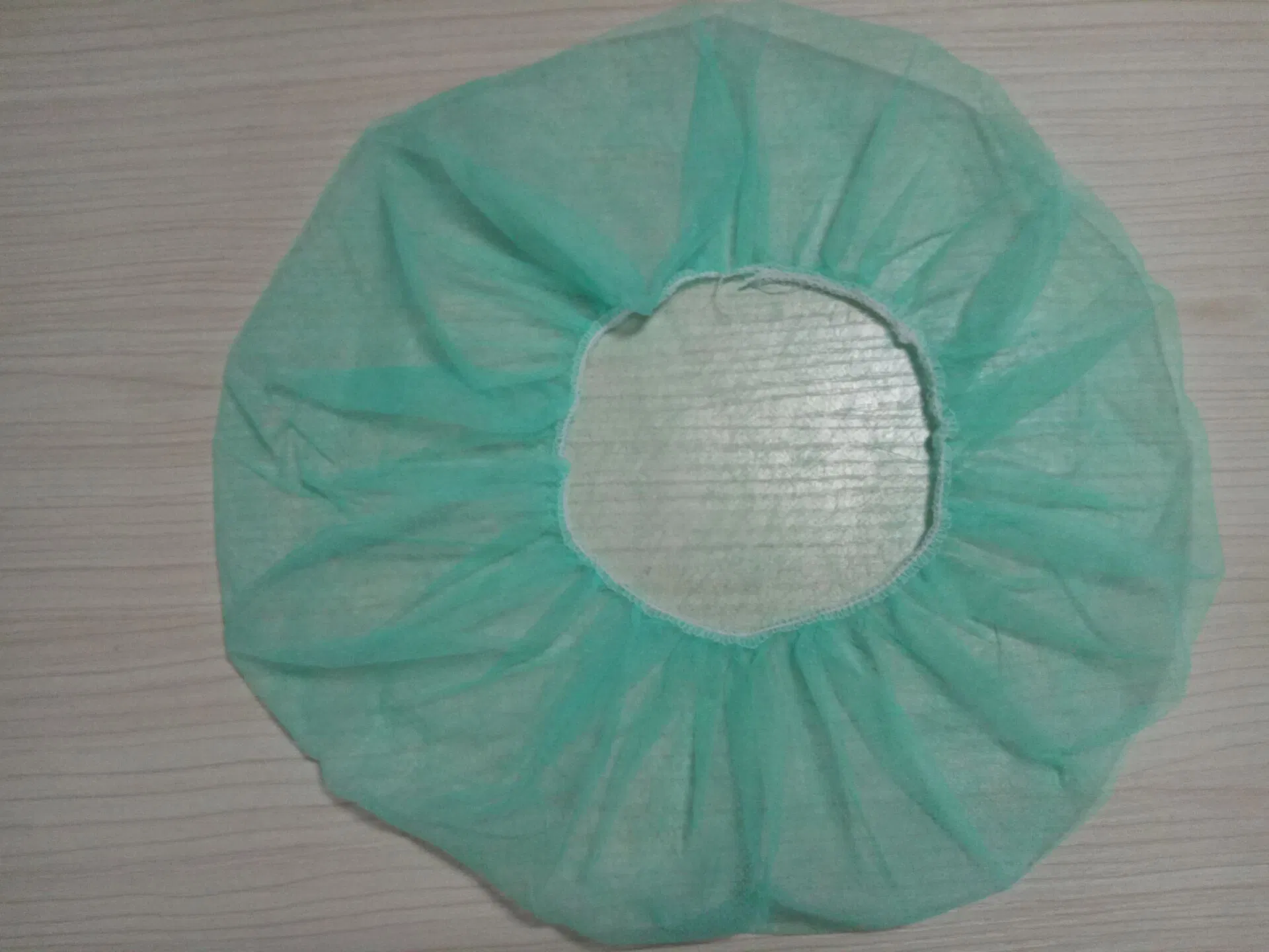 Protective Wear Disposable Bouffant Caps 21" Bue