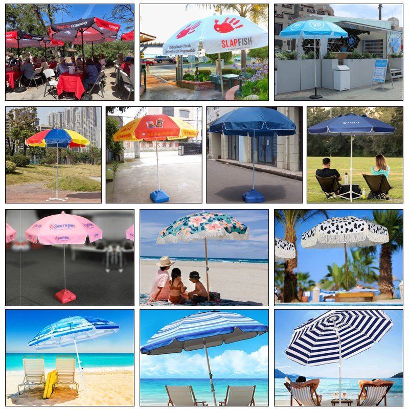 Пляжный зонт Outdoor Umbrella для рекламы и мероприятий
