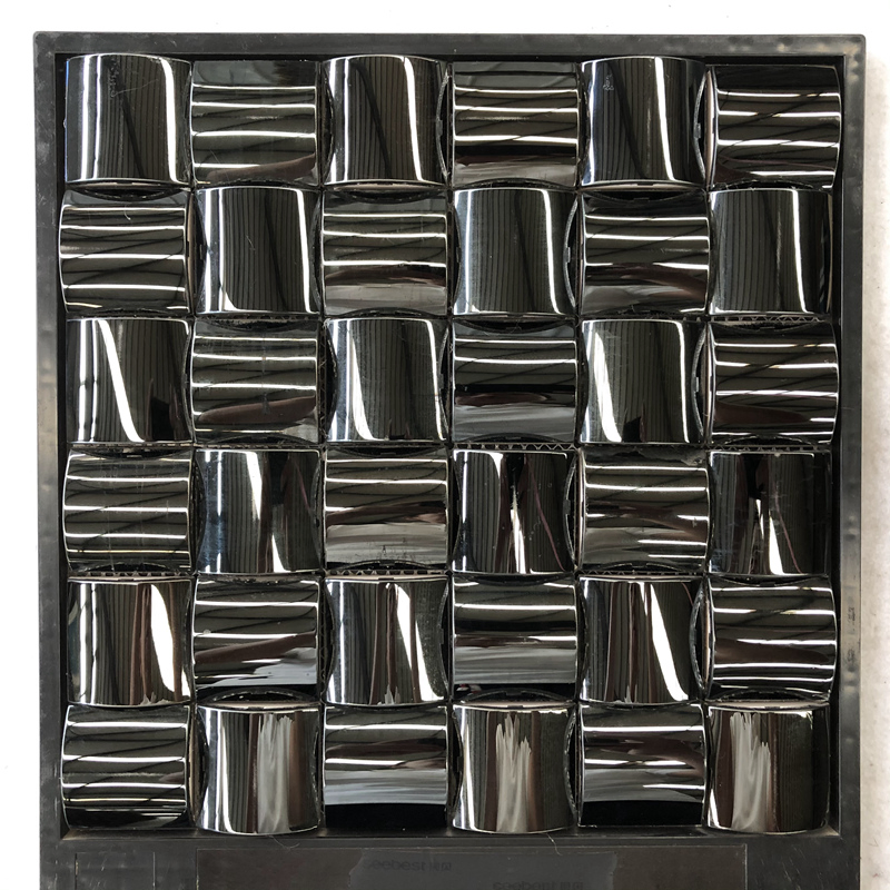 Мозаичная плитка 3D из стекла и металла для стен