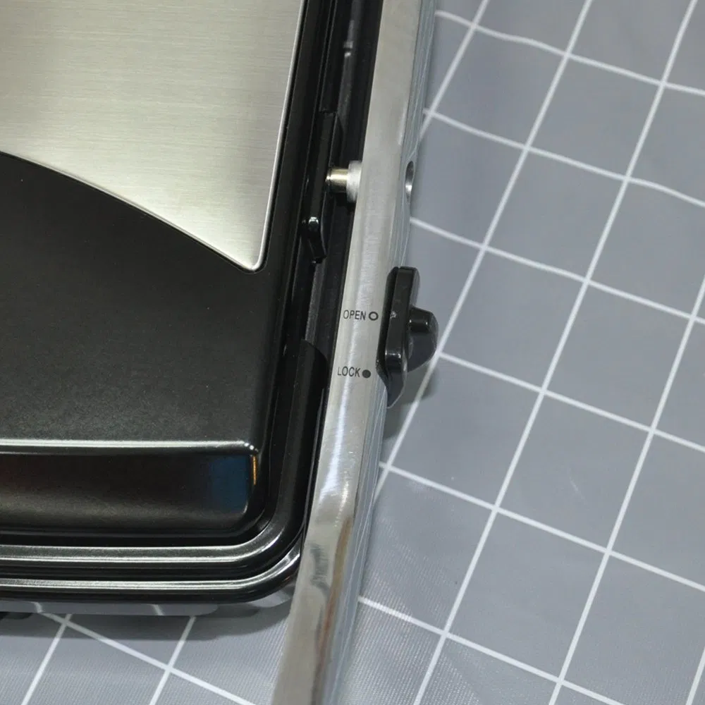 Healthy Grill Electric Maker Non-Stick Plate Stainless Steel Housing