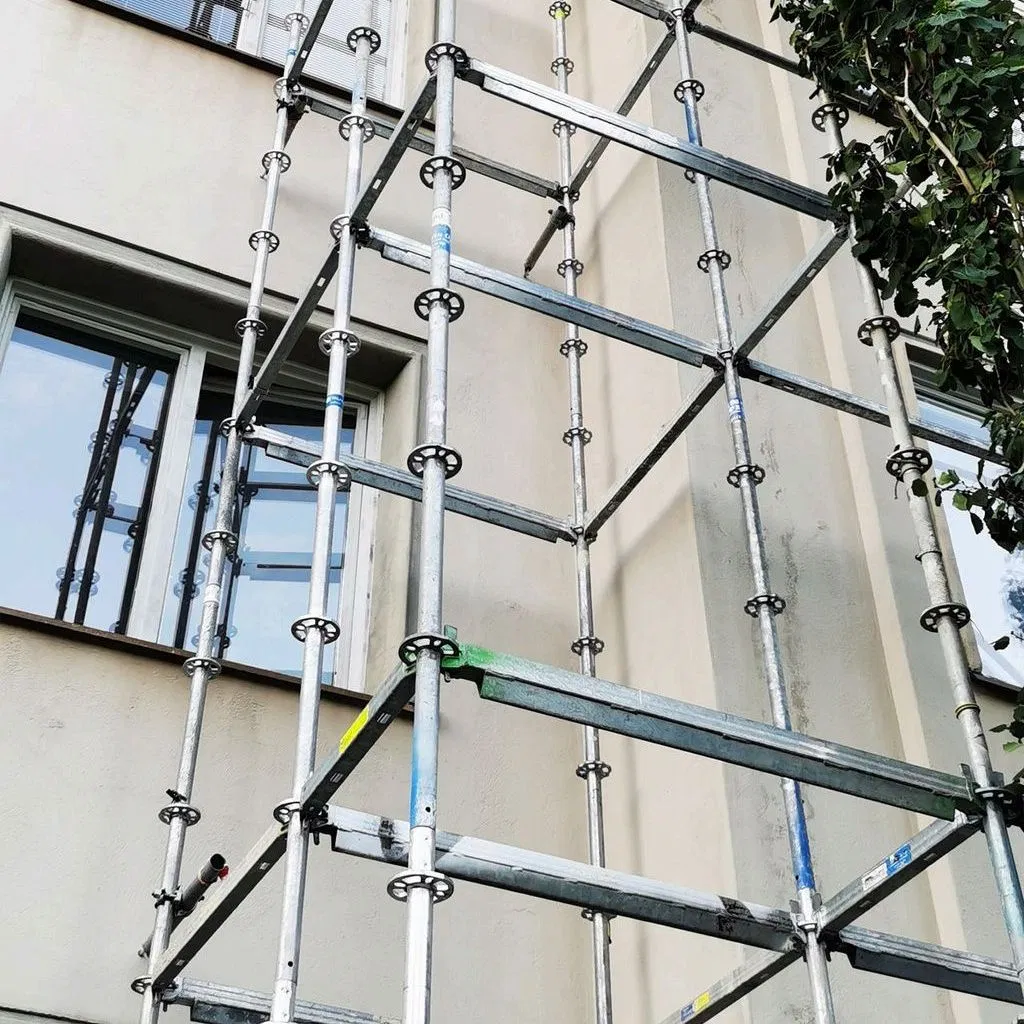 Building Material Construction Heavy Duty Metal Layher All Round Steel Ringlock Scaffolding with Q355/Q235 HDG Rise CE ISO
