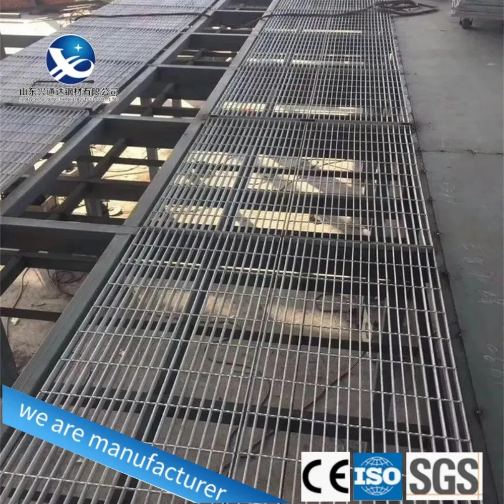 Deppxin Galvanized Aluminum Alloy Steel Grating Walkway Sewage Treatment Platform Steps