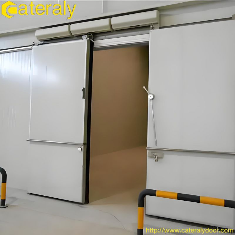 Cateraly Customizable Automatic Sliding Cold Storage Door with Durable Hardware Options