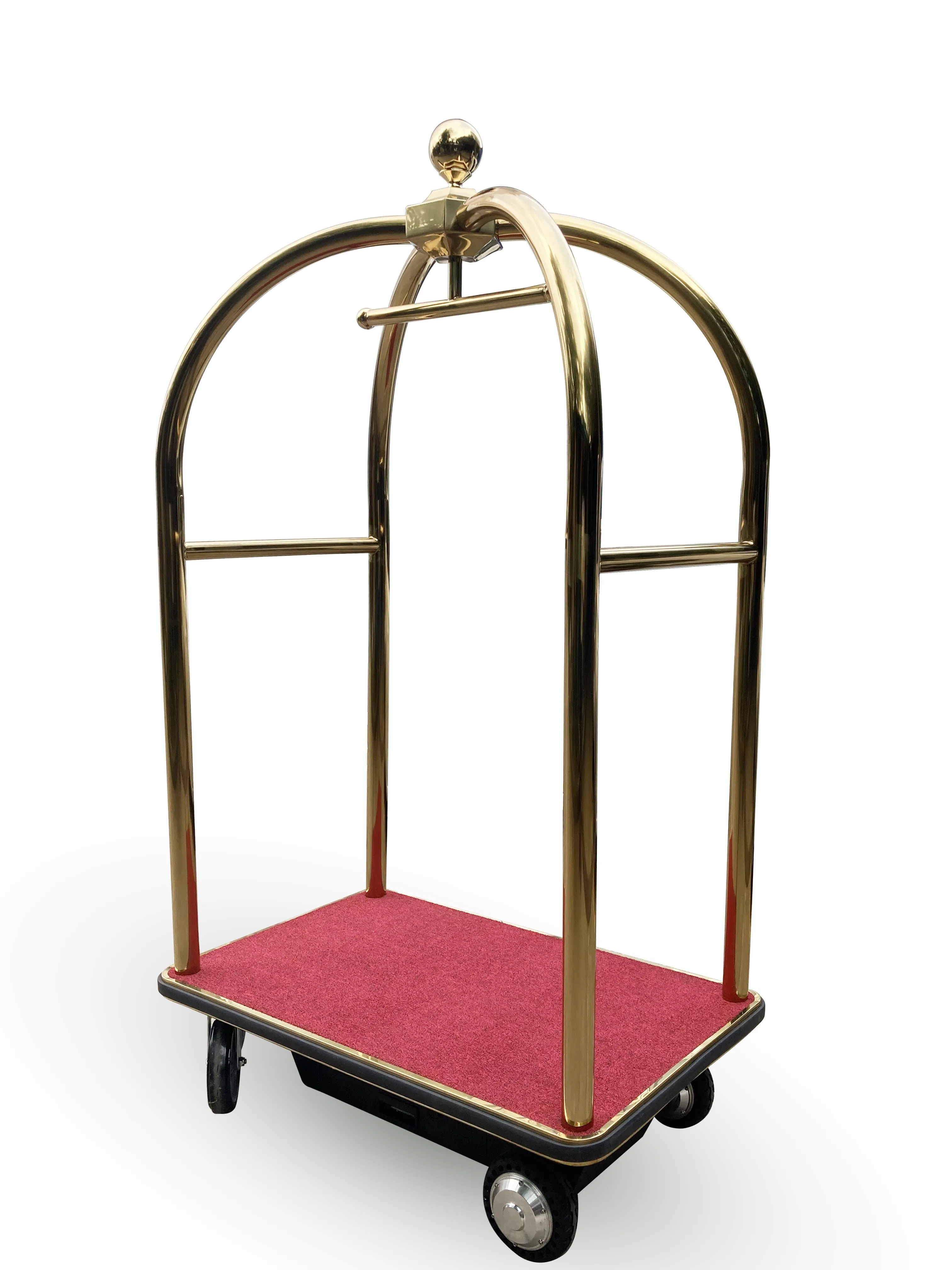 Electric Birdcage Luggage Cart for Boutique Hotels Customizable Easy to Operate