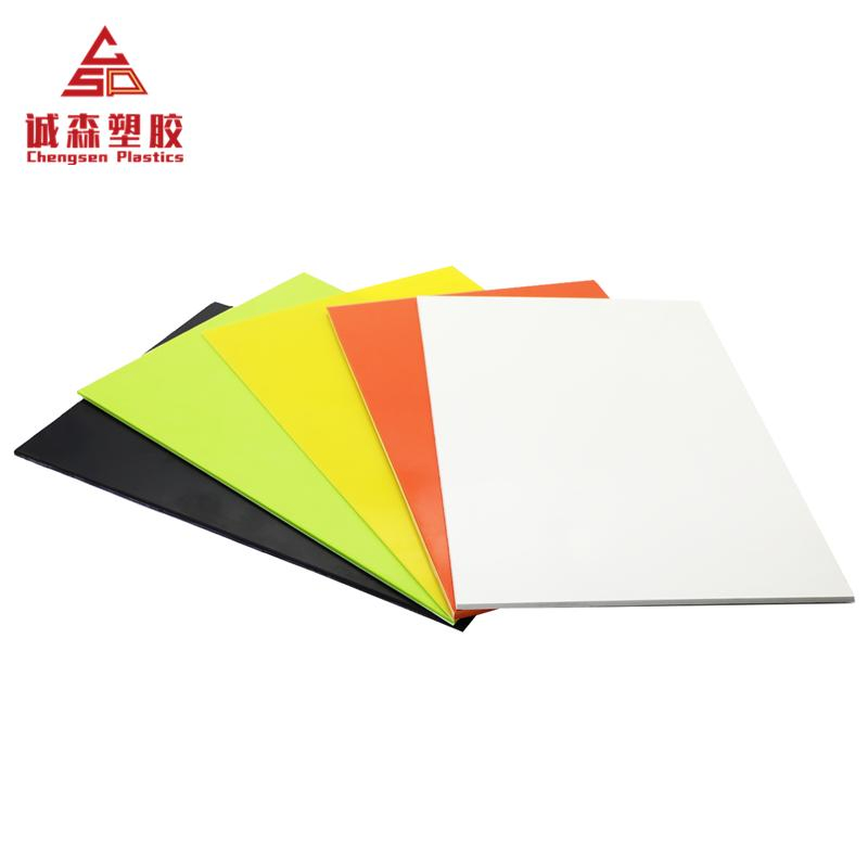 CNC Engrving Plastic Products Double Color ABS Plastic Sheet for Digital 3D Printing Billboard Sign Food Grade Medical Equipment