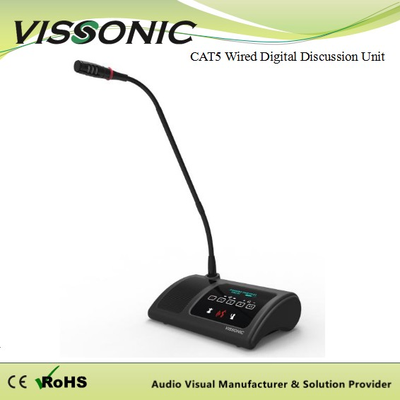 Vis-DVC-T Desktop Microphone System for Government Project