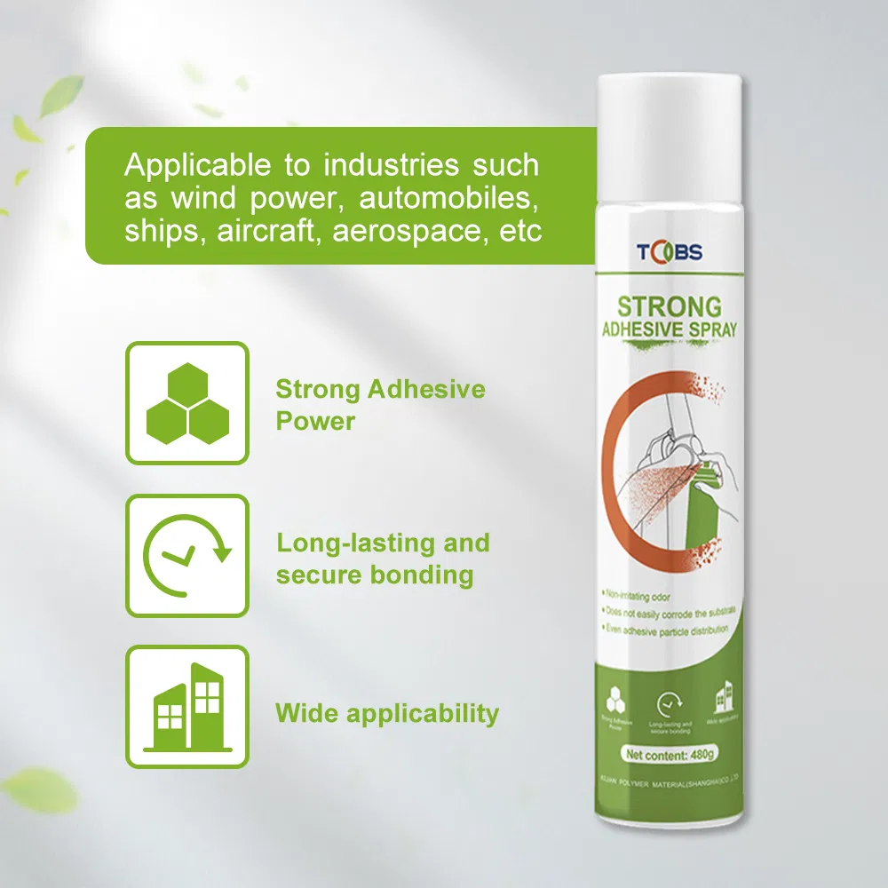 Large Coverage Industrial Spray Adhesive for Efficient Material Use
