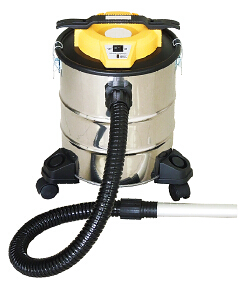 401-12/15/18/20/23L Electric Dry Fireplace Ash BBQ Ash Vacuum Cleaner with Filling Indicator with or Without Wheelbase