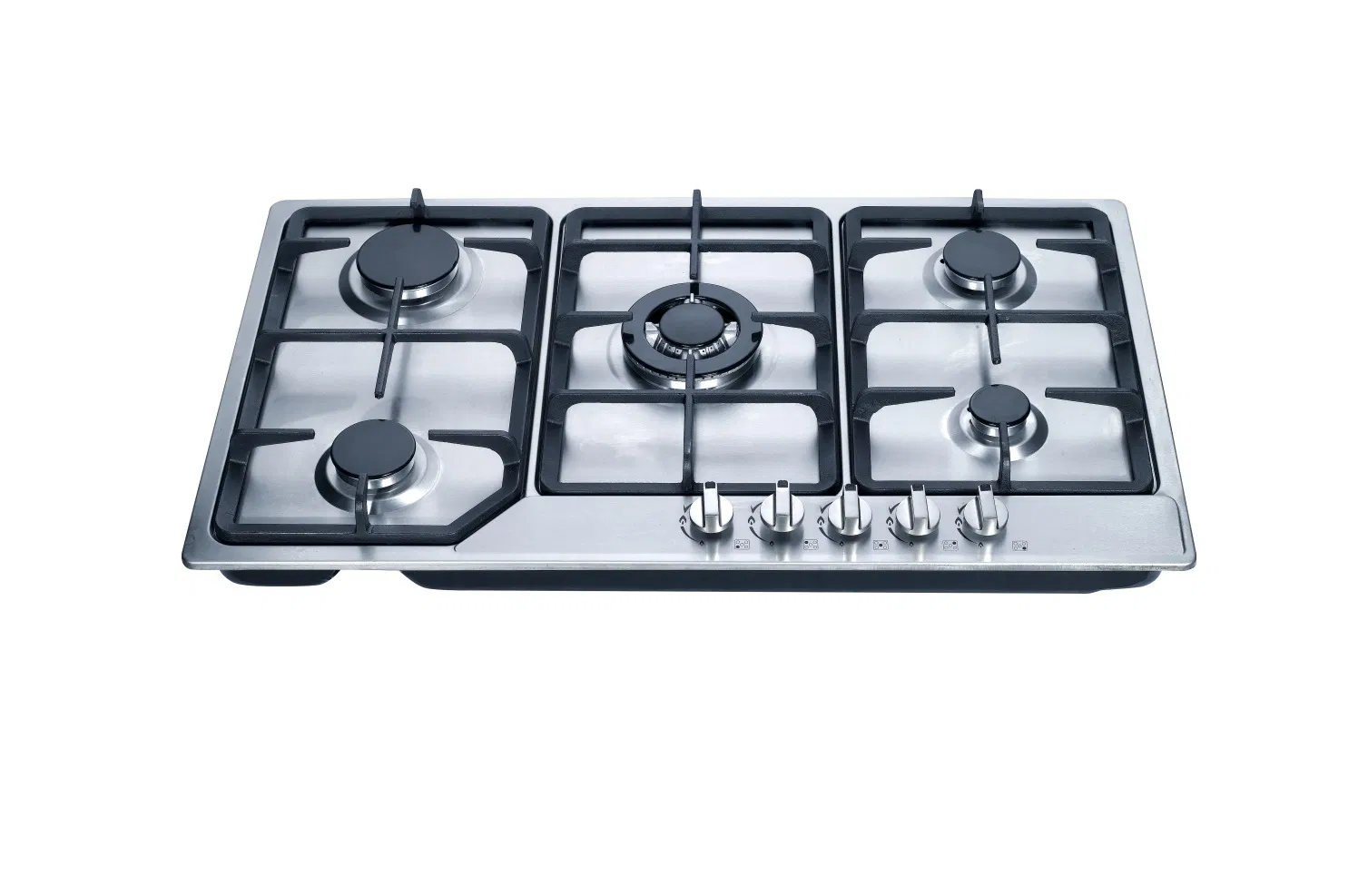 90cm Stainless Steel Panel 5 Burners Built in Gas Stove