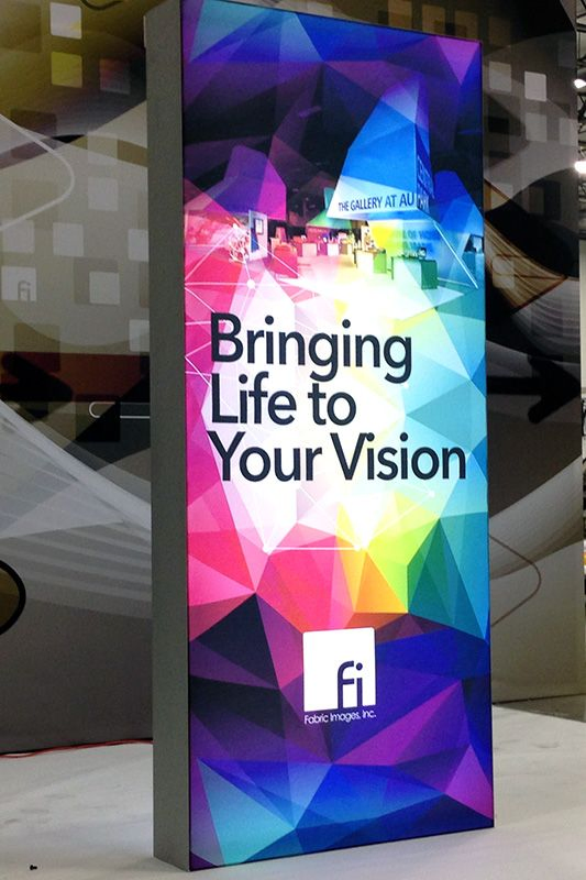 Fashionable Aluminium Profile Billboard with Fabric Poster.