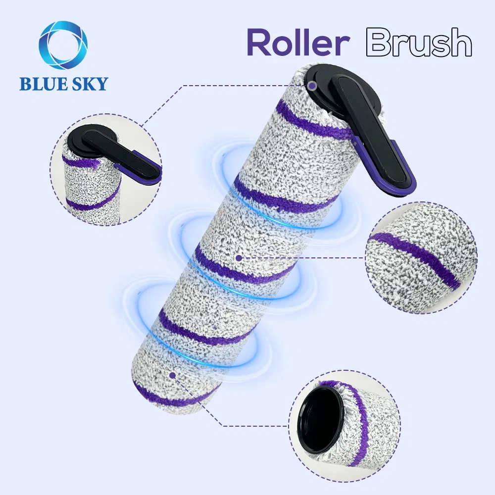 Roller Brush and HEPA Filter Replacement Kit for Narwal S20 PRO Robot Vacuum Cleaner, Robotic Vacuum Cleaner Parts