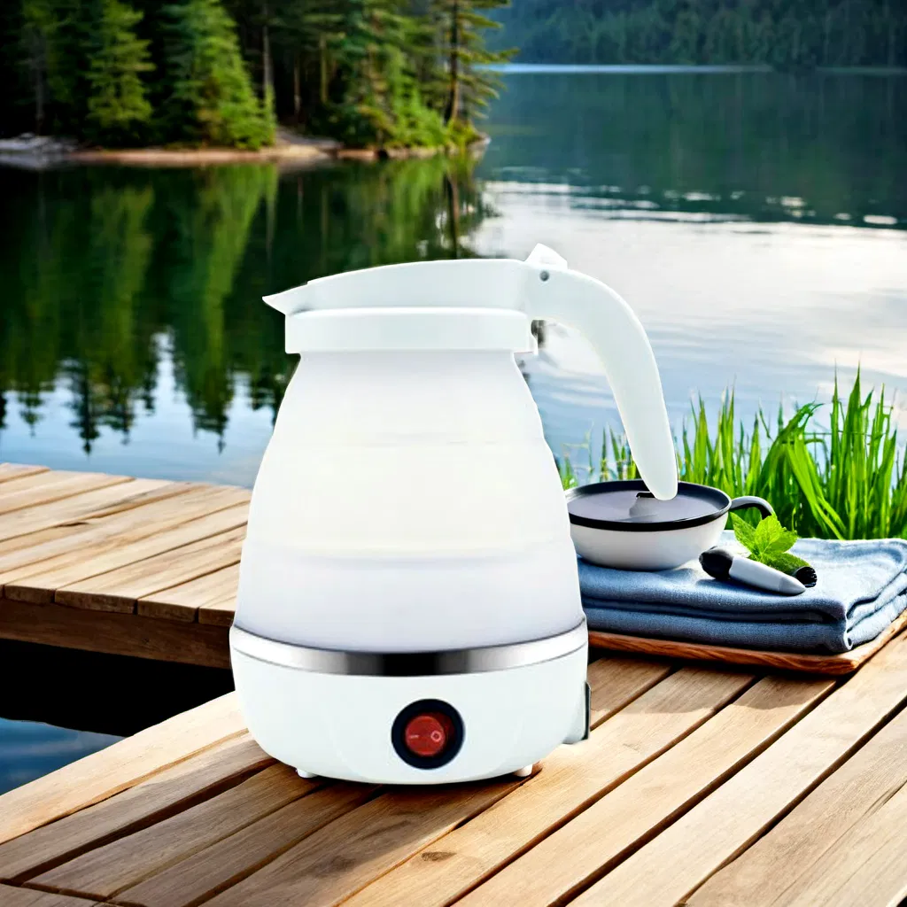 Lightweight Travel Kettle Large Capacity Silicone Kettle for Easy Carry